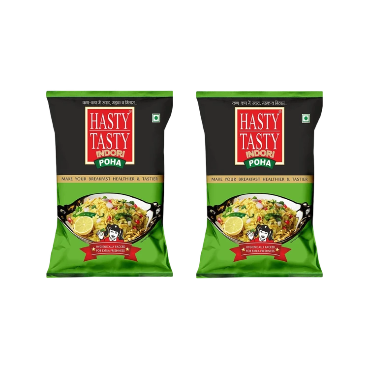 Hasty Tasty Indori Poha - Pack of 2 (Avalakki)
