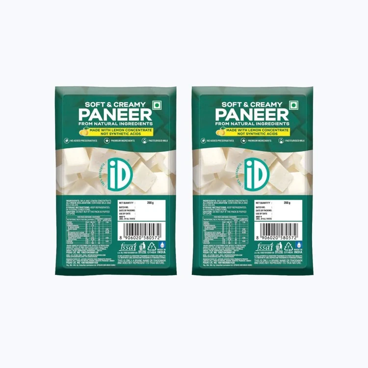 iD Soft and Creamy Paneer - Pack of 2