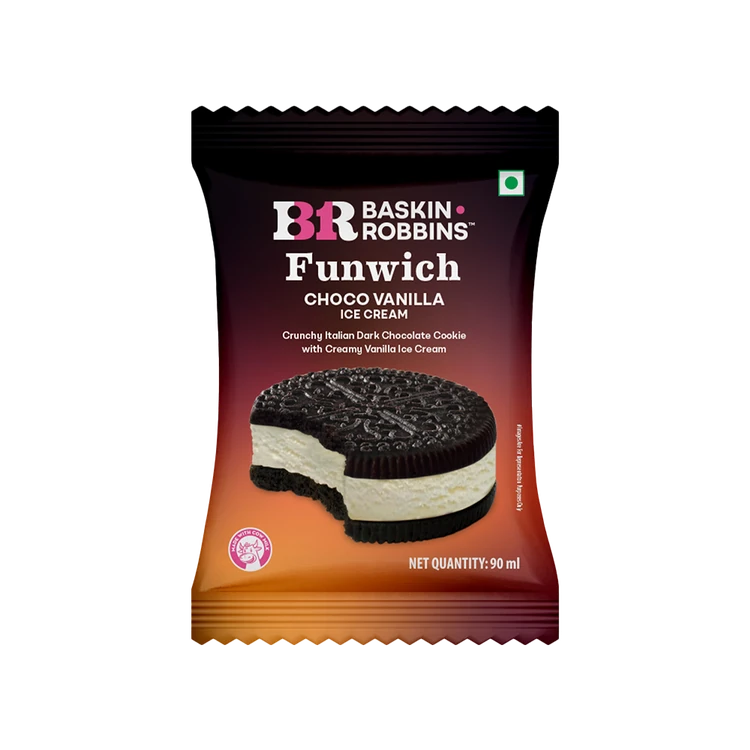 Baskin Robbins Funwich Ice Cream Sandwich