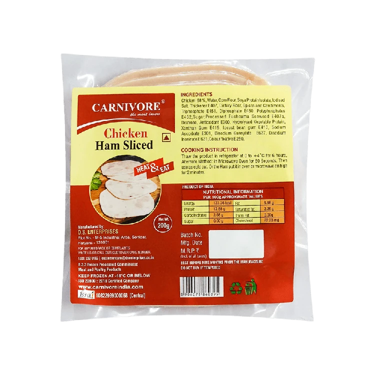 Carnivore Chicken Sliced Ham (Frozen)