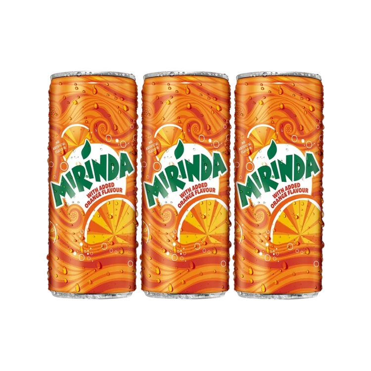 Mirinda Orange Soft Drink - Pack of 3