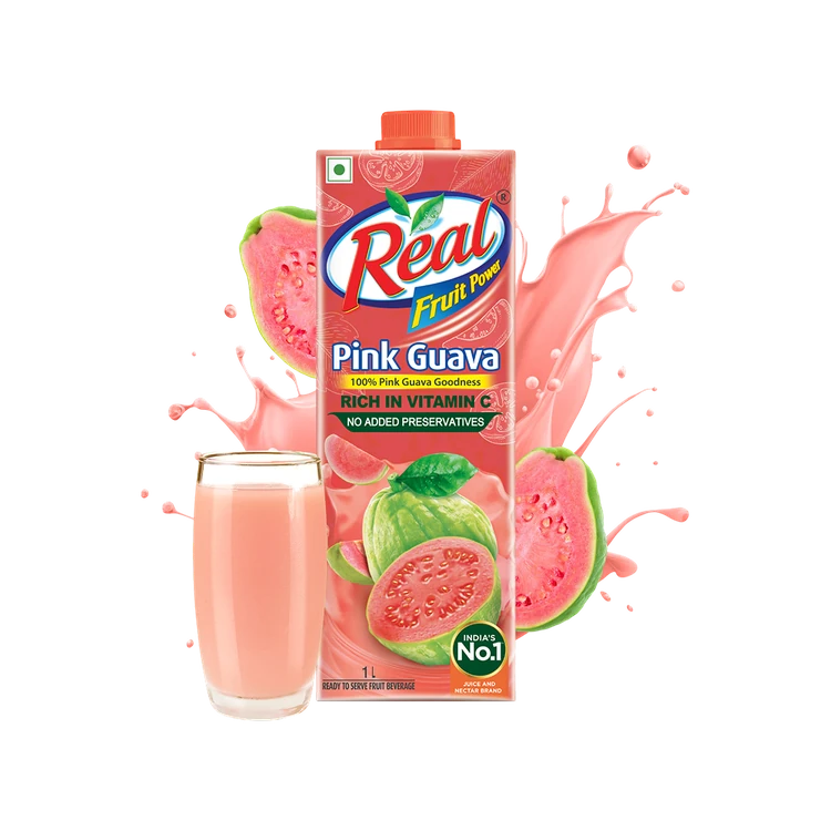 Real Fruit Power Pink Guava Juice