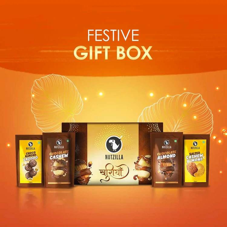 Nutzilla Festive Dry Fruits Gift Box