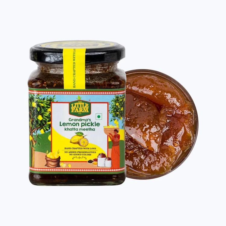 The Little Farm Co. Lemon Khatta Meetha Pickle