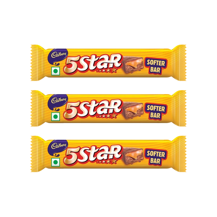 Cadbury 5 Star Chocolate Filled Bar - Pack of 3