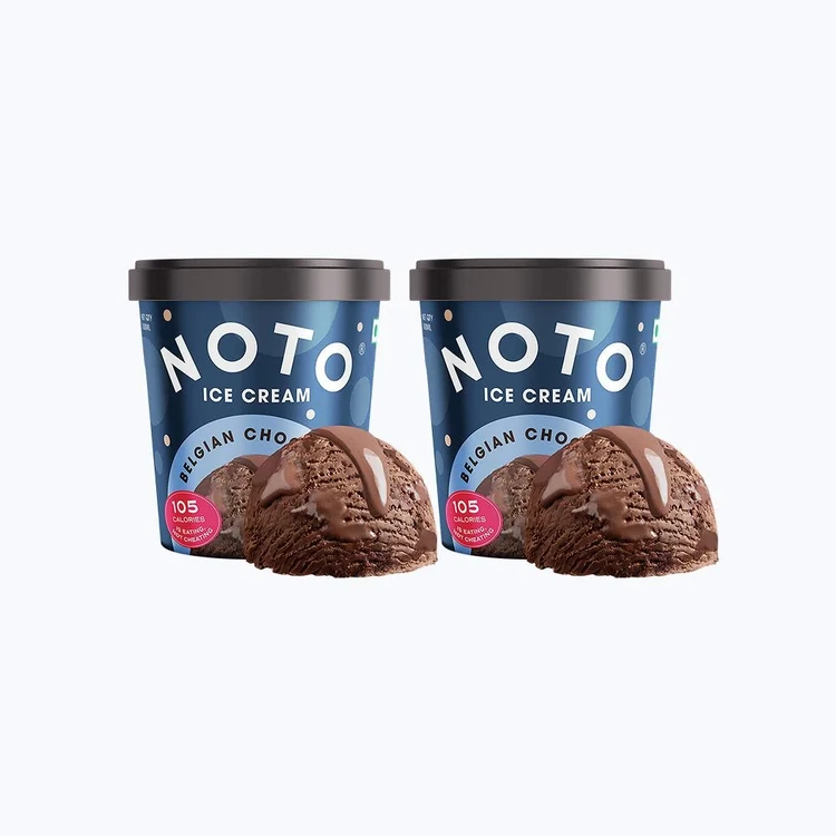 Noto Belgian Chocolate Ice Cream Cup - Pack of 2