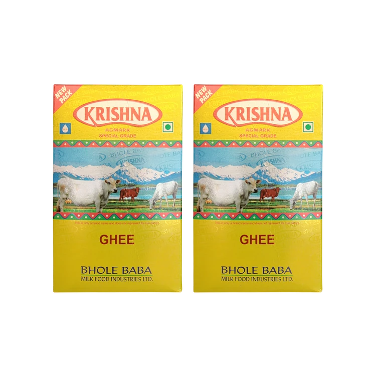 Krishna Pure Desi Ghee - Pack of 2 (Tuppa)