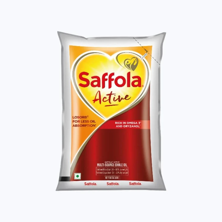 Saffola Active Rice Bran & Soyabean Blended Cooking Oil (Aduge Enne)