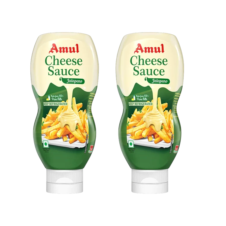 Amul Jalapeno Cheese Sauce - Pack of 2