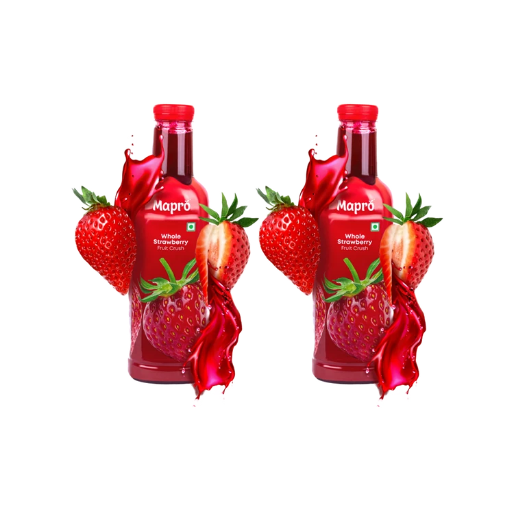 Mapro Whole Strawberry Squash - Pack of 2