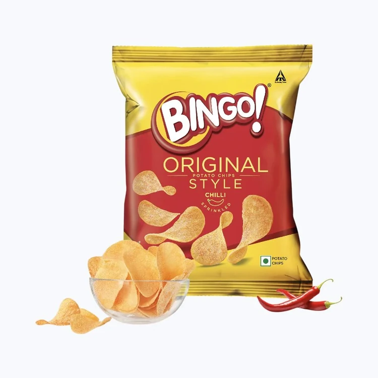 Bingo Original Style Chilli Sprinkled Potato Chips