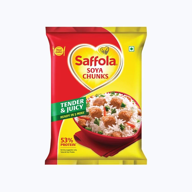 Saffola Soya Chunks - Tender & Juicy