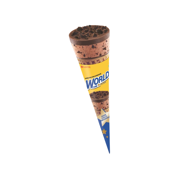 Havmor World Swiss Brownie Ice Cream Cone