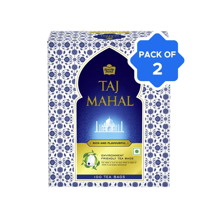 Brooke Bond Taj Mahal Tea Bags - Pack of 2