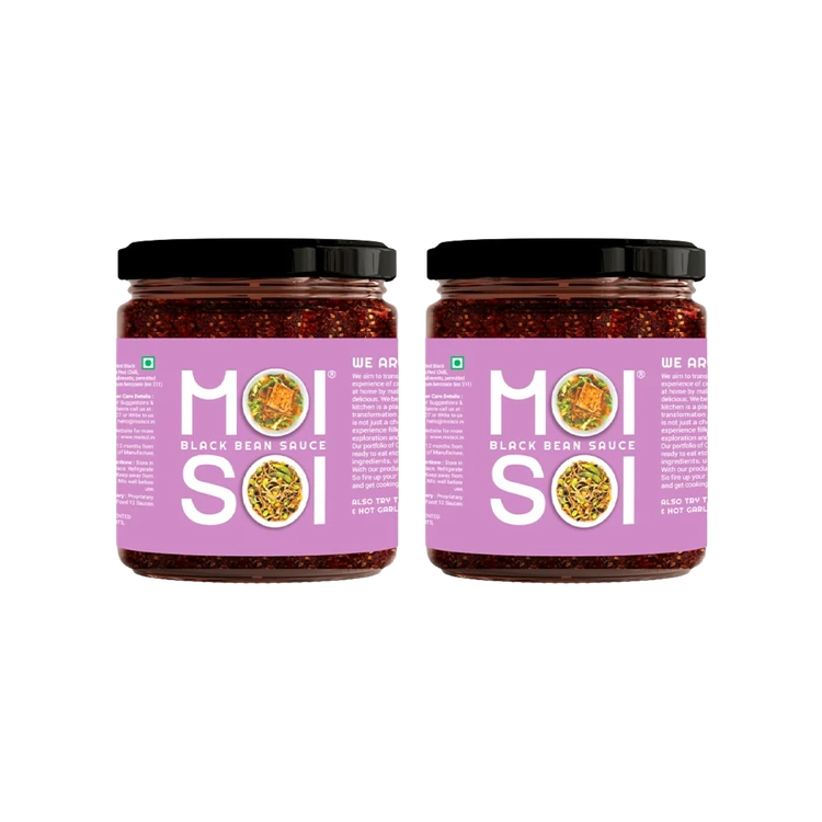 Moi Soi Black Bean Sauce - Pack of 2
