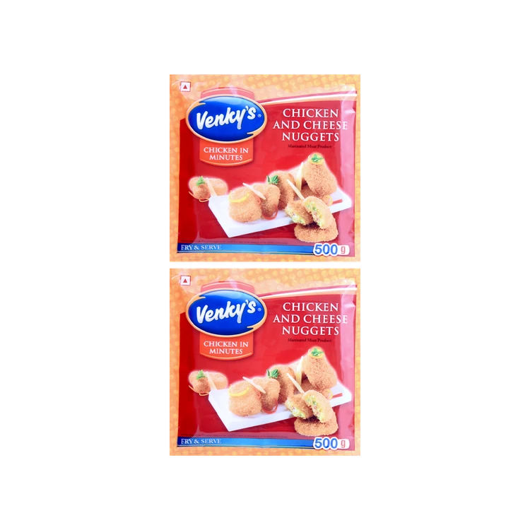 Venky's Fry & Serve Chicken Nuggets (Frozen) - Pack of 2