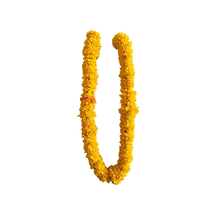 Yellow Chrysanthemum Flower String (Sevanthige Hoovu Male)