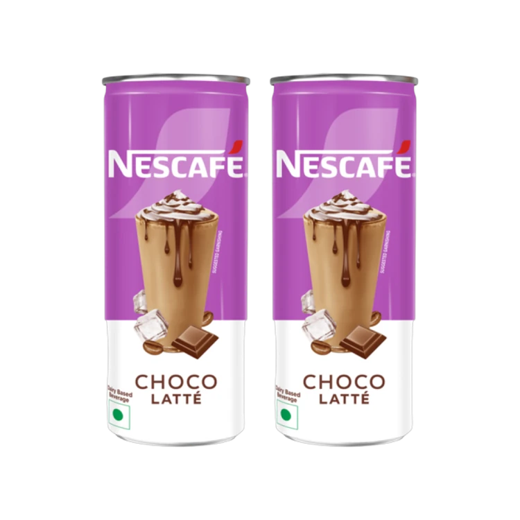 Nescafe Cafe Style Cold Coffee, Choco Latte - Pack of 2