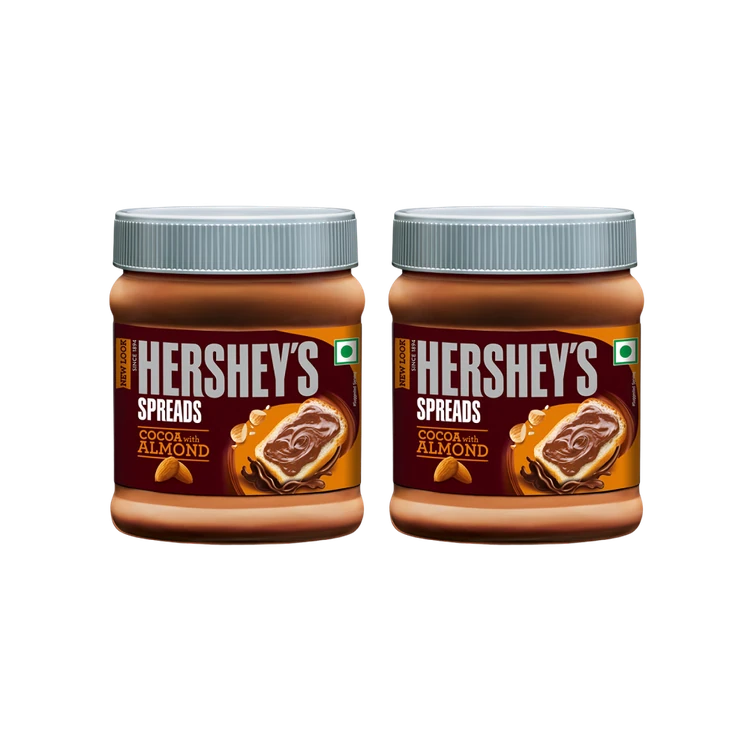Hershey's Cocoa with Almond Chocolate Spread - Pack of 2