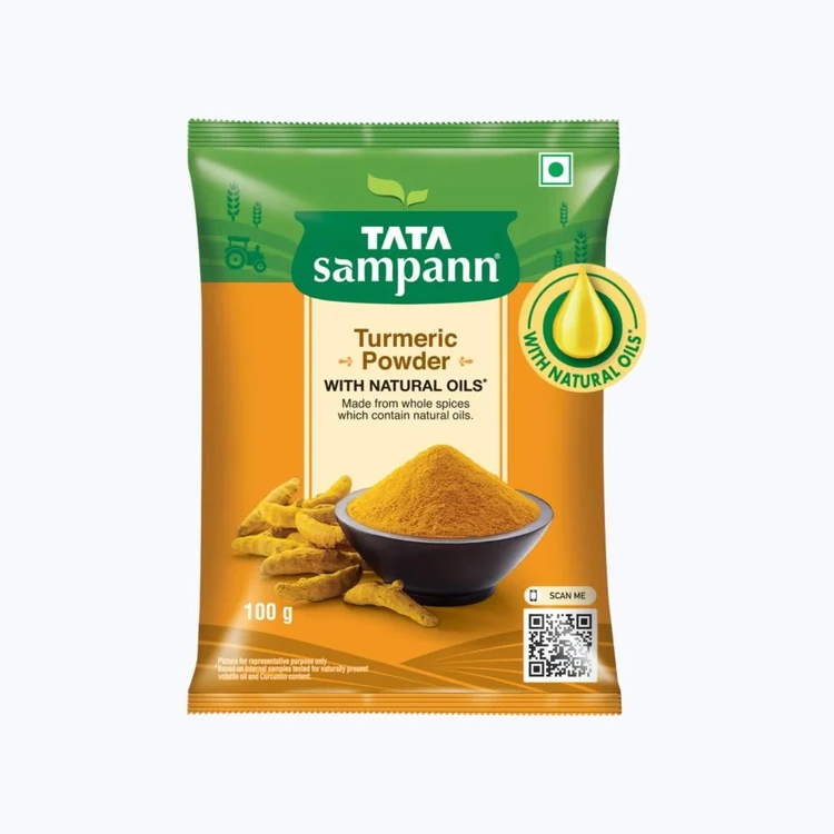 Tata Sampann Turmeric Powder/Haldi with Natural Oils