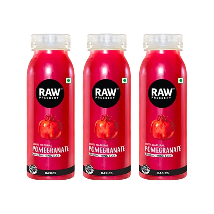Raw Pressery Pomegranate Juice (250 ml) - Pack of 3