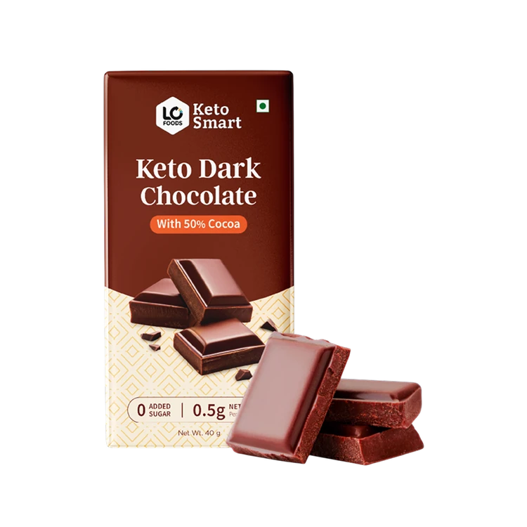 Lo! Foods Keto Dark Chocolate Bar (Sugar Free)
