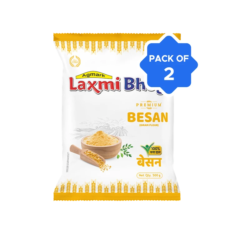 Laxmi Bhog Besan - Pack of 2 (Kadale Hittu)