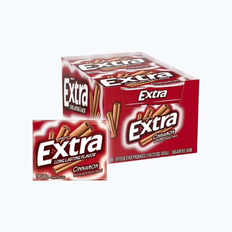 Wrigley's Extra Cinnamon Chewing Gum (Sugar Free)