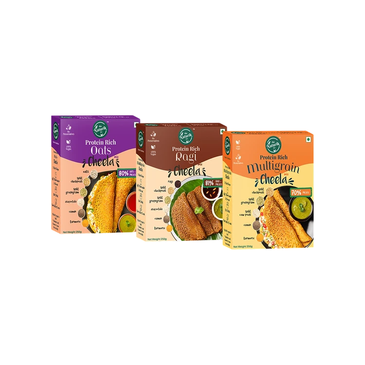 THE NATURIK CO Protein Rich Oats, Ragi & Multigrain Cheela Batter