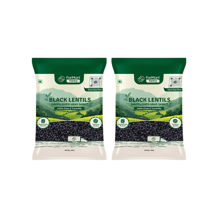 FarMart Pantry Unpolished Kali Urad (Sabut)