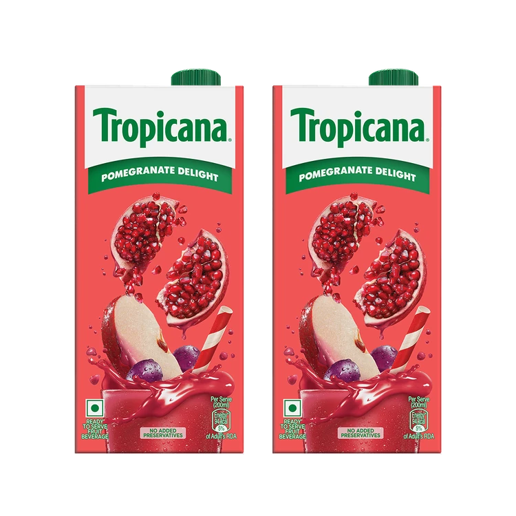 Tropicana Pomegranate Delight Juice - Pack of 2