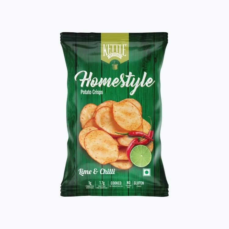 Kettle Studio Homestyle Potato Crisps - Lime & Chilli