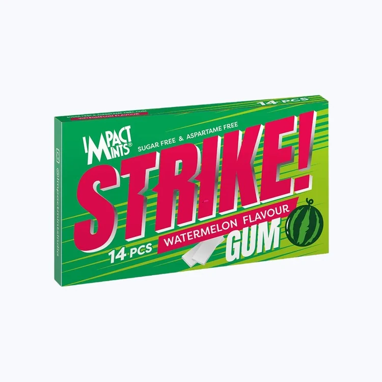 Impact Strike Watermelon Chewing Gum