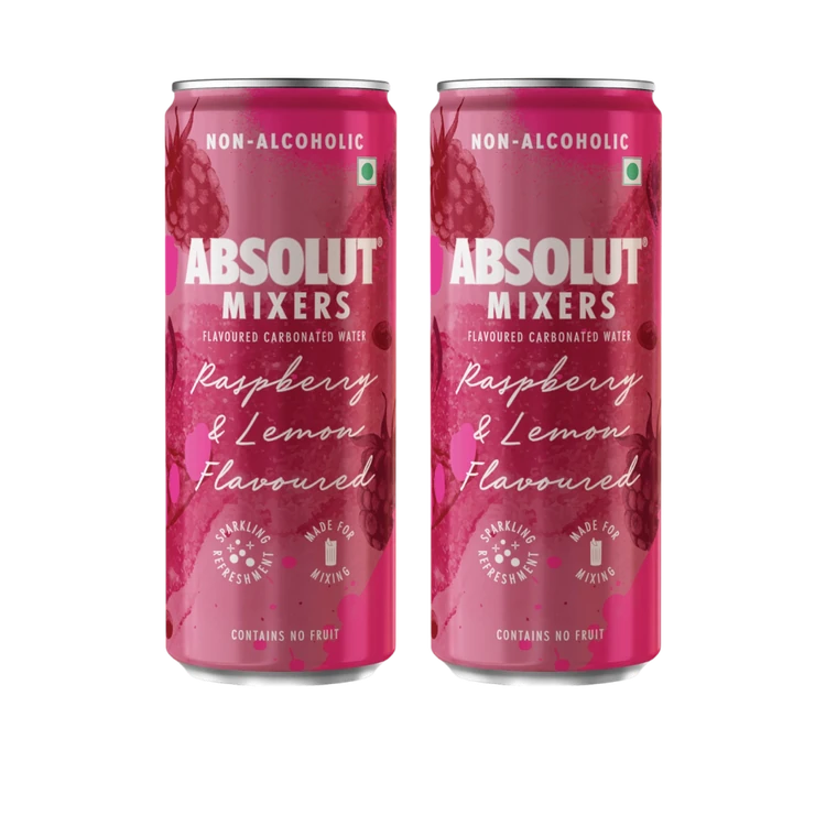 Absolut Mixers (Raspberry & Lemon Flavoured)