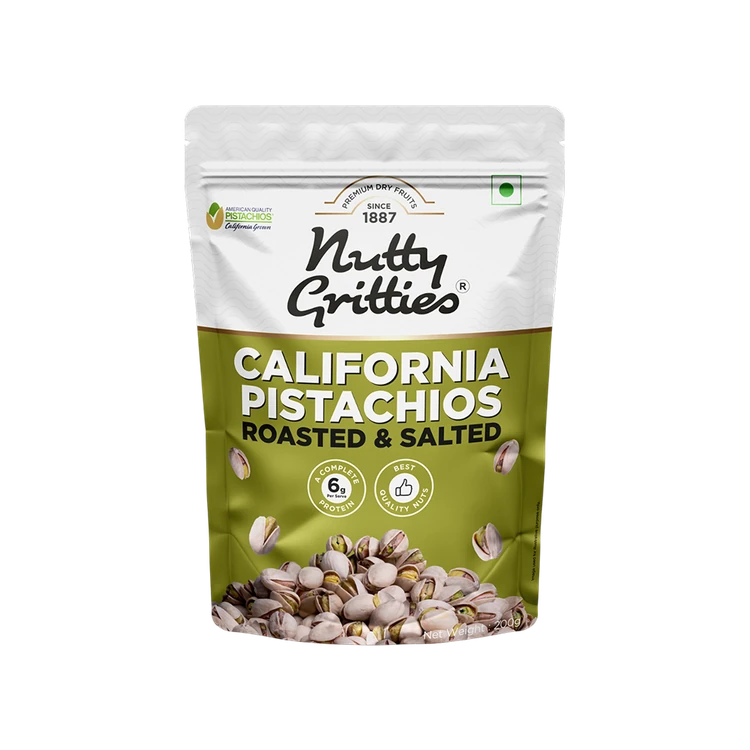 Nutty Gritties Lightly Salted Roasted Pistachios (Pista)