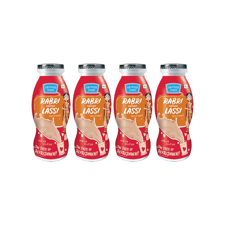 Mother Dairy Rabri Lassi - Pack of 4