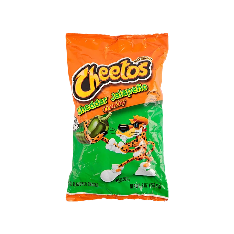 Cheetos Cheddar Jalapeno Crunchy Crisps