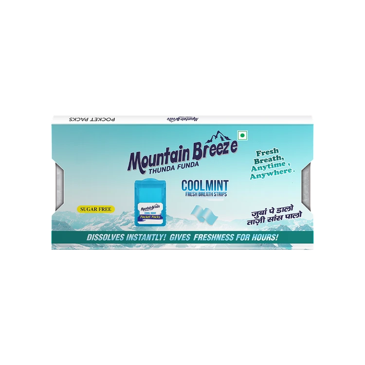 MOUNTAIN BREEZE Coolmint Breath Strips