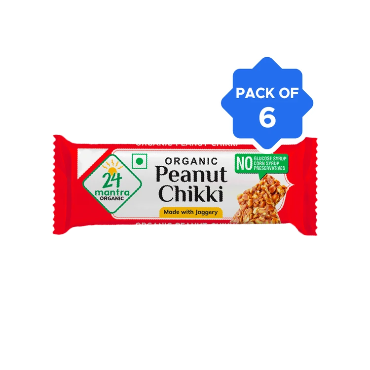24 Mantra Organic Peanut Bar - Pack of 6