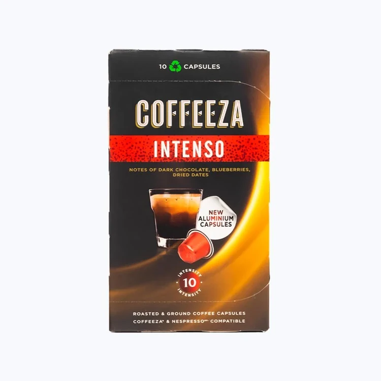 Coffeeza Intenso Aluminium Coffee Capsules