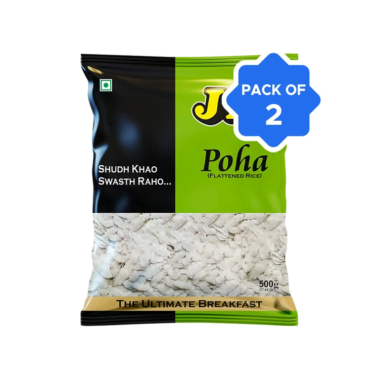 JK Thick Poha - Pack of 2 (Gatti Avalakki)