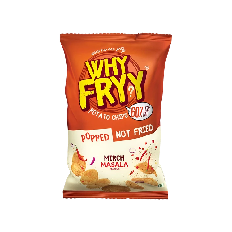 Why Fryy Popped Mirch Masala Flavour Potato Chips