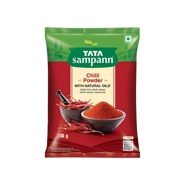 Tata Sampann Chilli Powder with Natural Oils (Kharada Pudi)