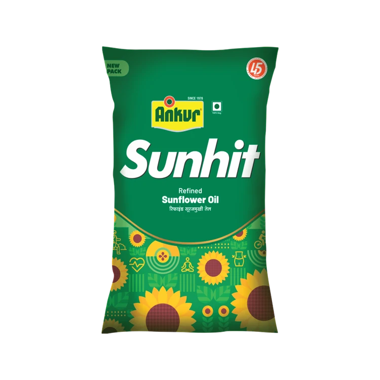 Ankur Sunhit Refined Sunflower Oil (Suryakanthi Enne)