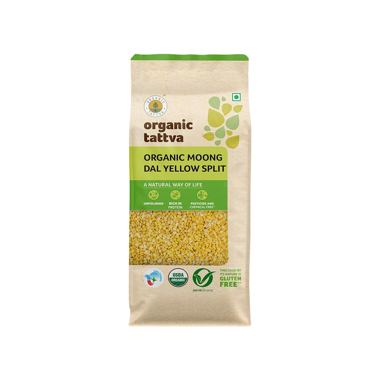Organic Tattva Organic Moong Dal (Dhuli) Split