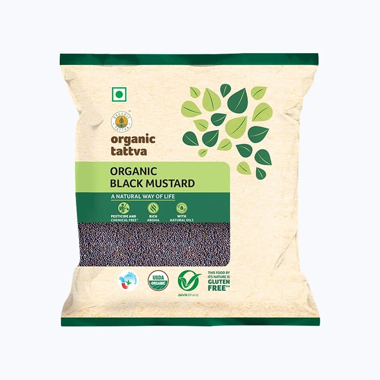 Organic Tattva Black Organic Mustard Seeds