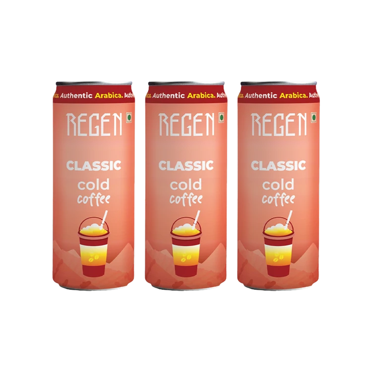 Regen Classic Cold Coffee - Pack of 3