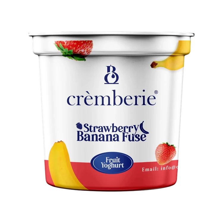 Cremberie Strawberry Banana Fuse Fruit Yogurt