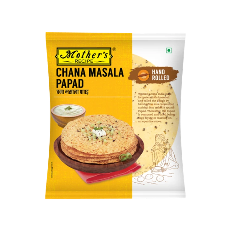 Mother's Recipe Chana Masala Papad