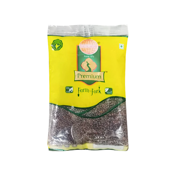 Bhagyalakshmi Premium Black Big Mustard Seeds (Dodda Sasive Kaalu)